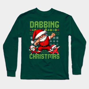 Dabbing Santa Claus Long Sleeve T-Shirt